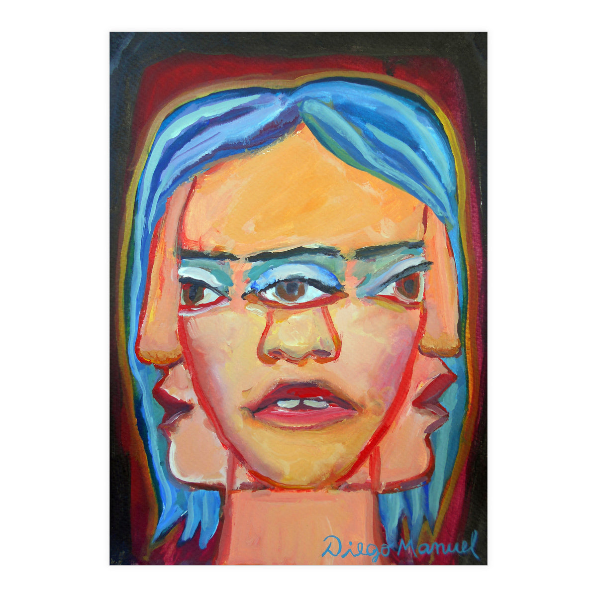 Cabeza De Mujer 22 (Print Only)