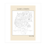 Sunflowers – Vincent van Gogh (1888) (ascii art) (Print Only) thumbnail