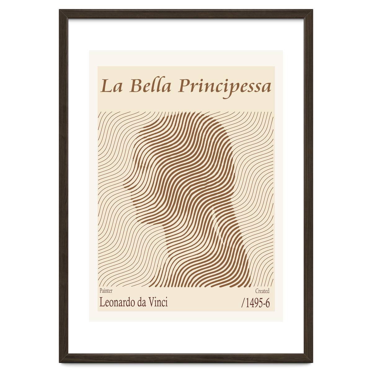 La Bella Principessa – Leonardo Da Vinci (1495 6)