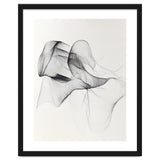 Abstract Black And White Flowing Lines Art thumbnail
