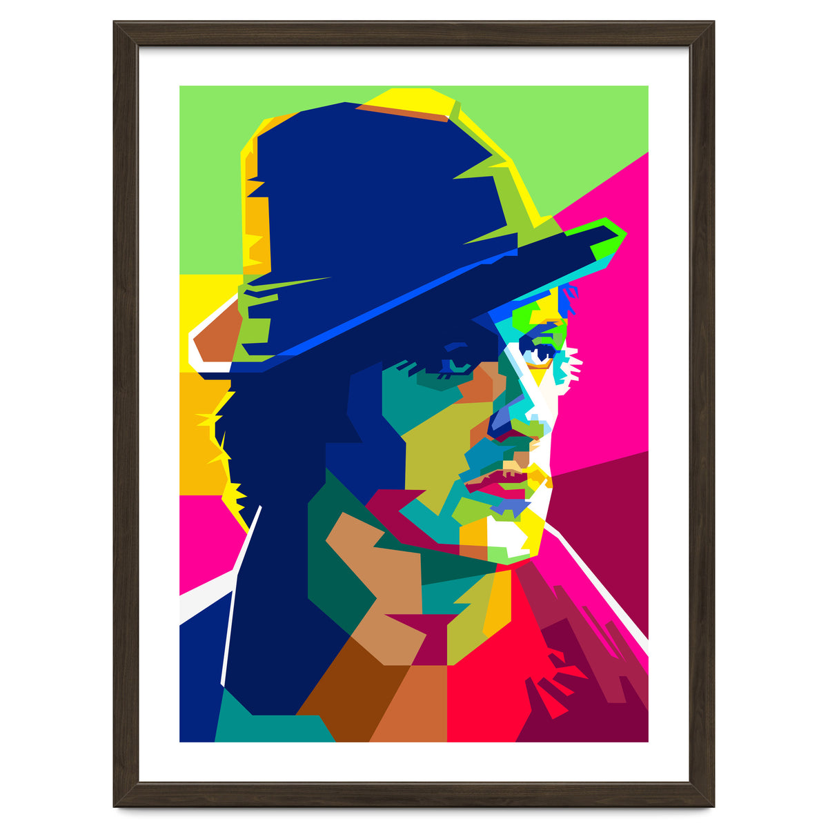 Sylvester Sly Stallone American Actor Pop Art WPAP