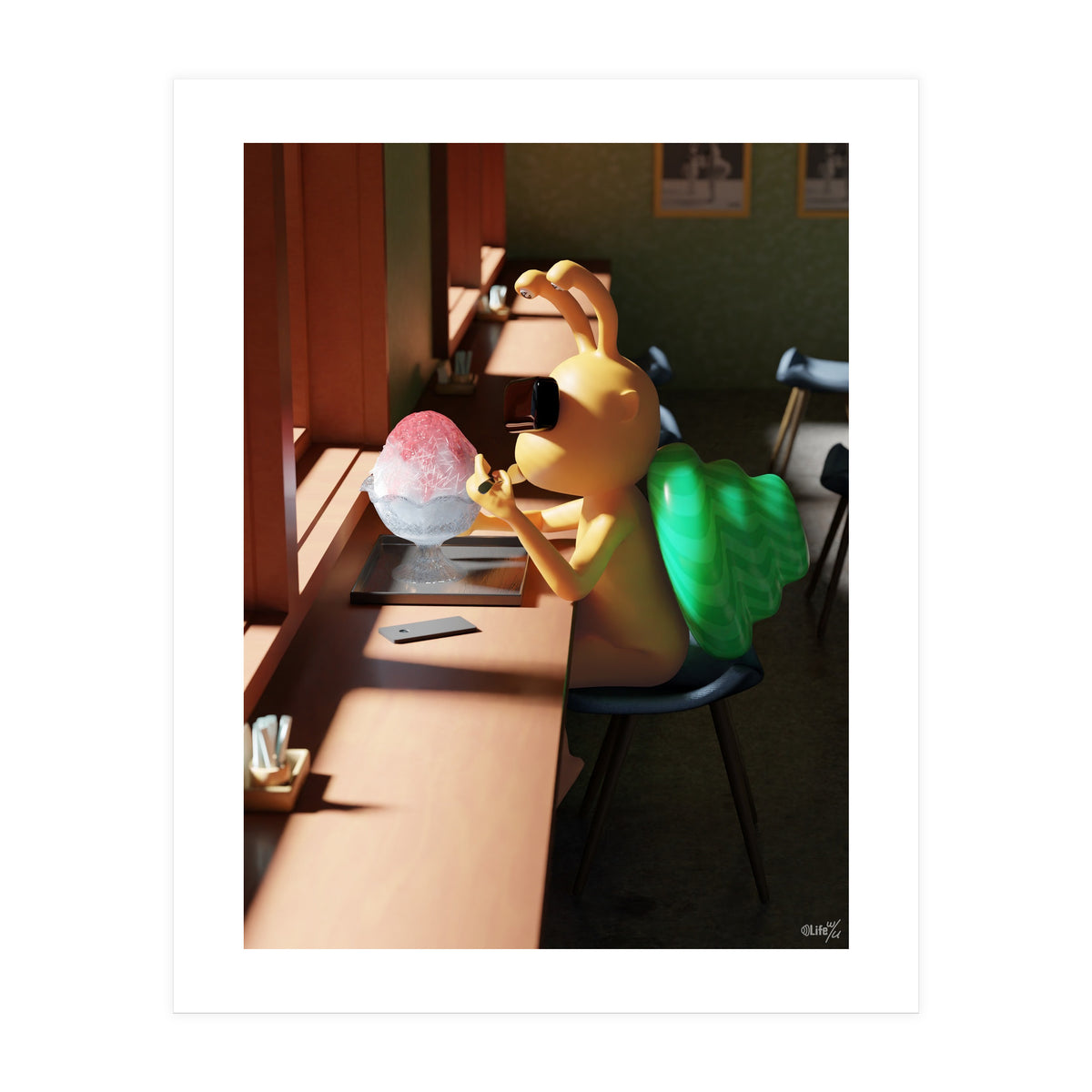 Kakigoori - Japanese Shaved Ice (Lwuba 044 Shaved Ice) (Print Only)