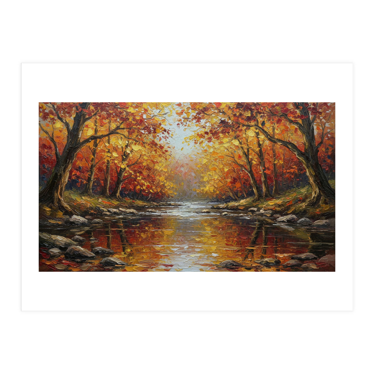 Golden Autumn Creek (Print Only)