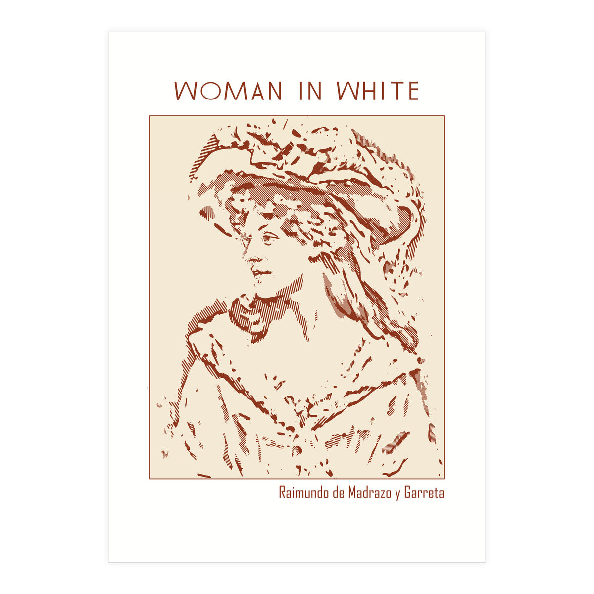 Woman In White – Raimundo De Madrazo Y Garreta (Print Only)