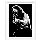 Neil Young Musician Legend in Grayscale 2 thumbnail