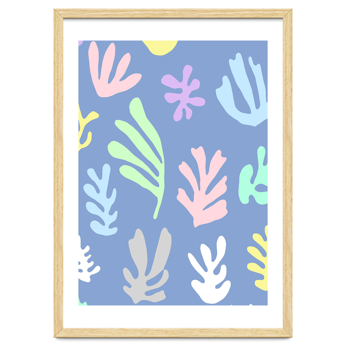 Matisse Colorful Leaves Blue