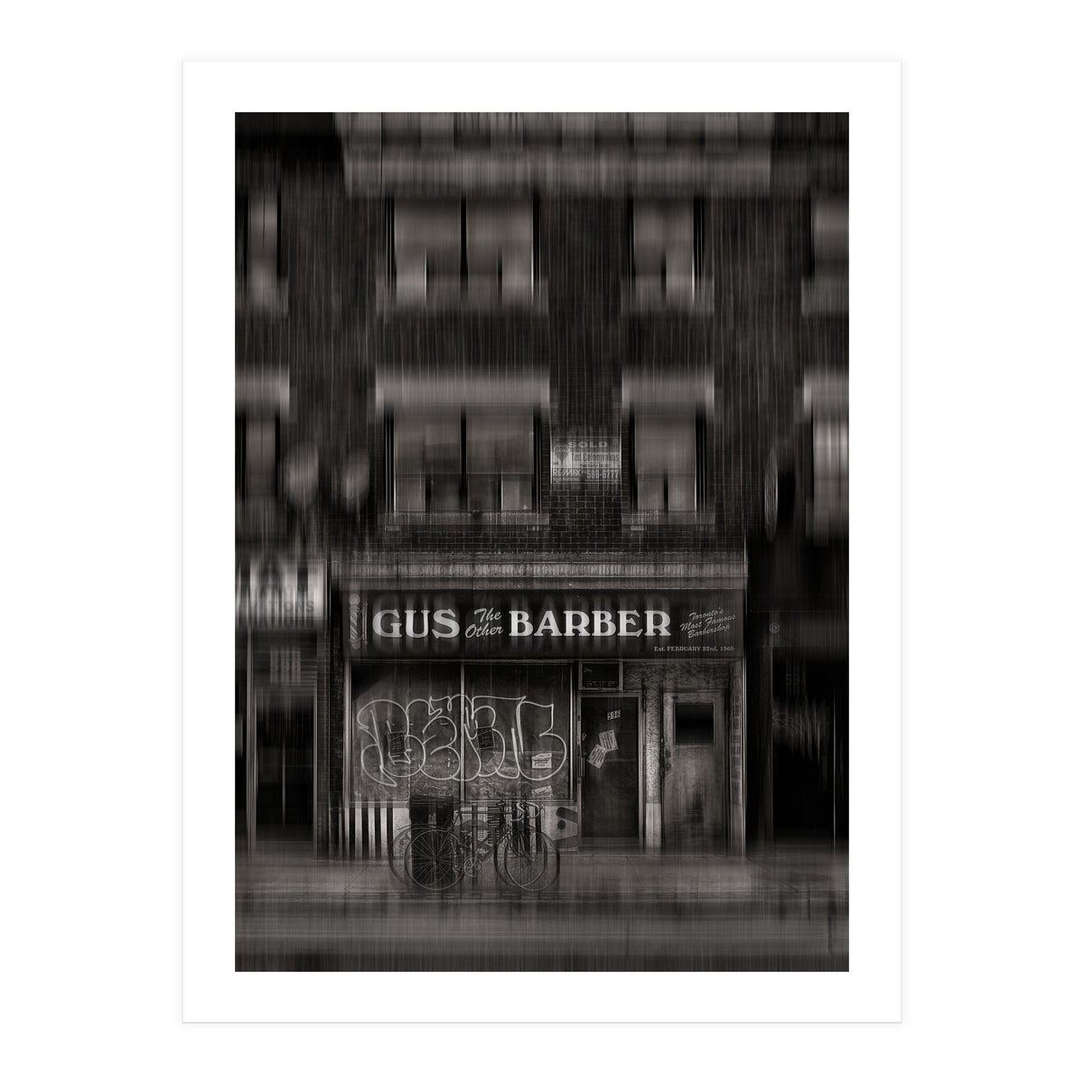 Gus The Other Barber Blur Version (Print Only)