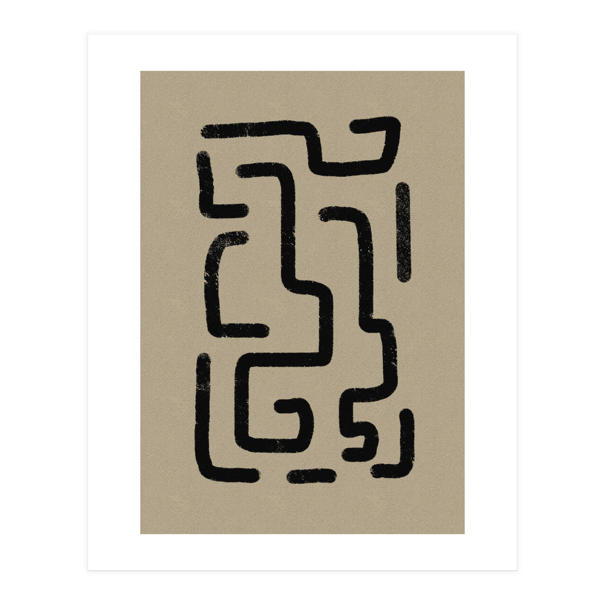 Minimalist Black Lines (Print Only)