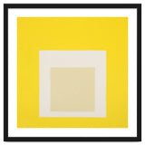 JOSEF ALBERS - HOMAGE TO THE SQUARE YELLOW WHITE thumbnail