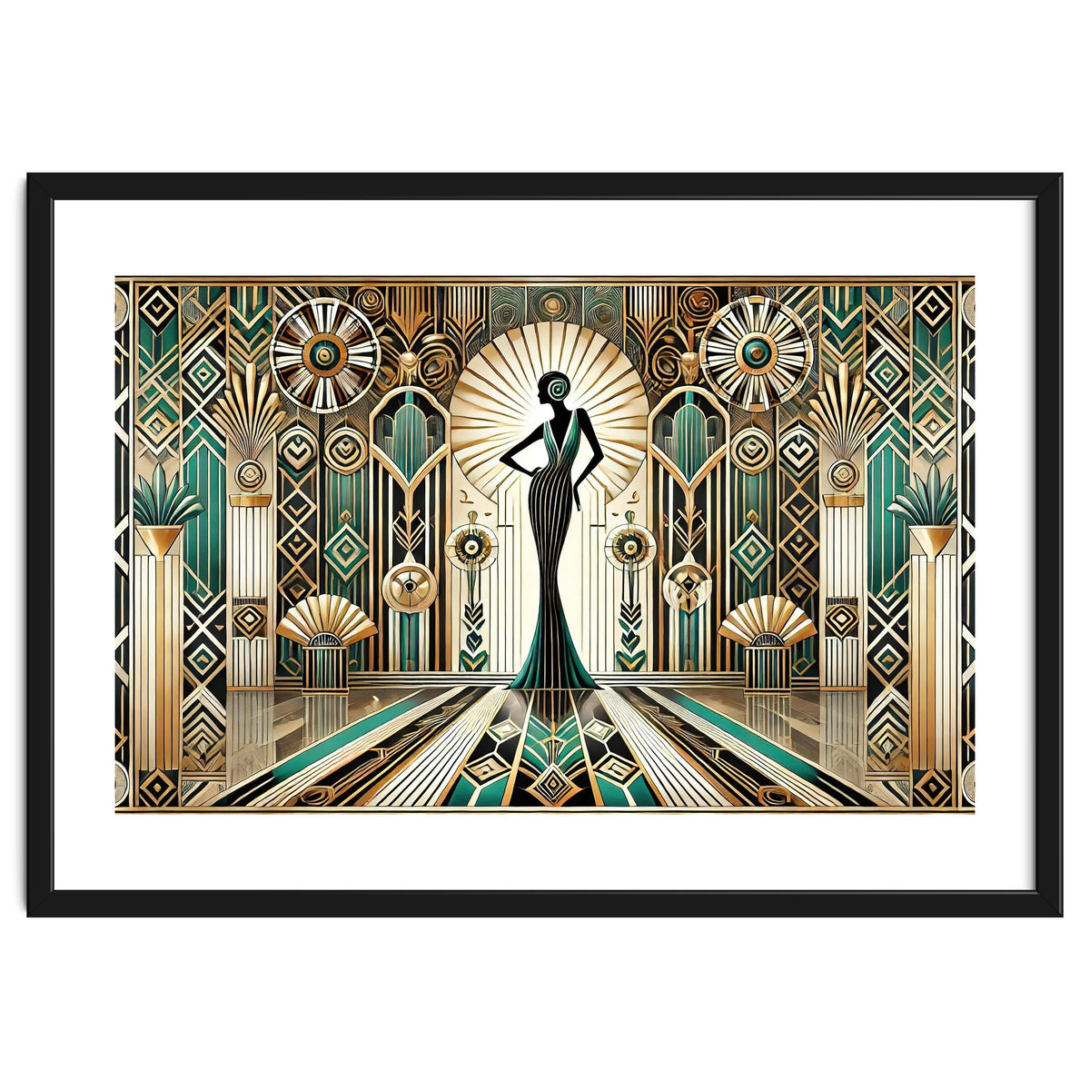 Art Deco Glamour Woman