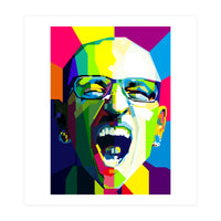 Chester Bennington Lingkin Park Pop Art Wpap (Print Only)