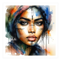 Tribal Muse Portrait (Print Only)