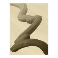 Brushstrokes in Sepia (Print Only)
