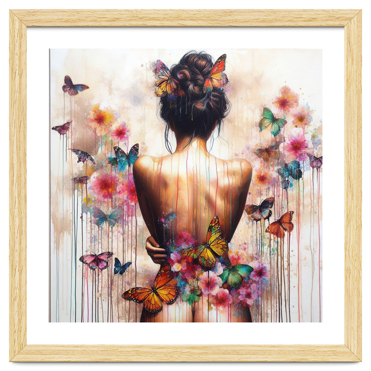 Butterfly Garden Back Portrait