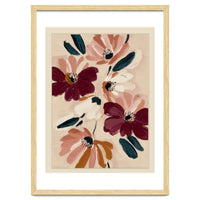 Blush And Wine Blossoms I