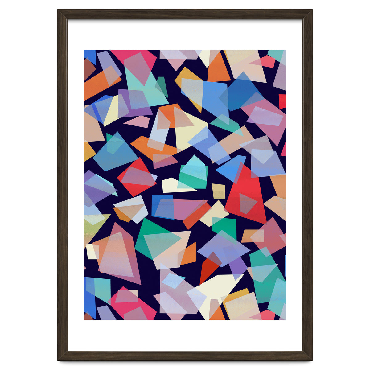Geometric Squares Collage