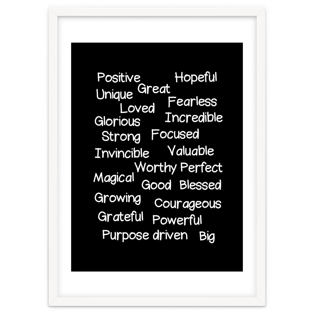 Positive affirmations