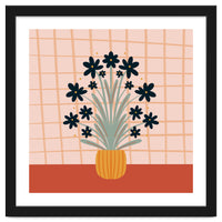 Floral Vase Orange