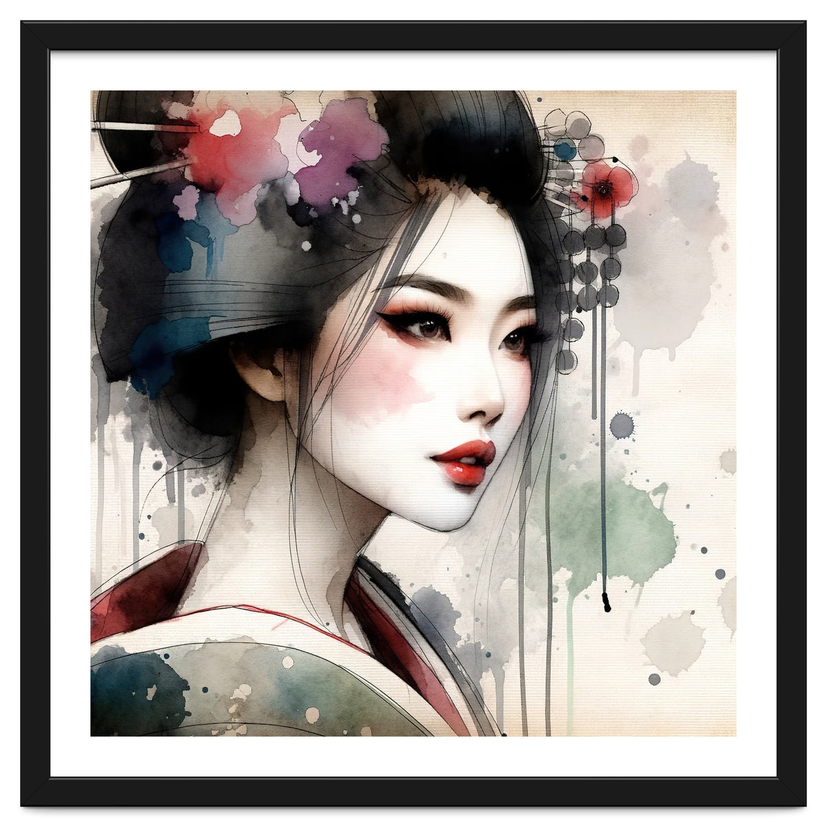 Soft Bloom Modern Geisha