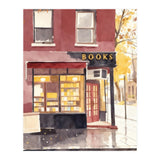 Cozy Bookshop, Autumn Book Shop Street Art, LibraryBook Store (Print Only) thumbnail