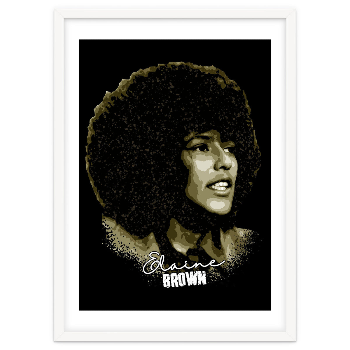 Vintage Elaine Brown American Prison Activist