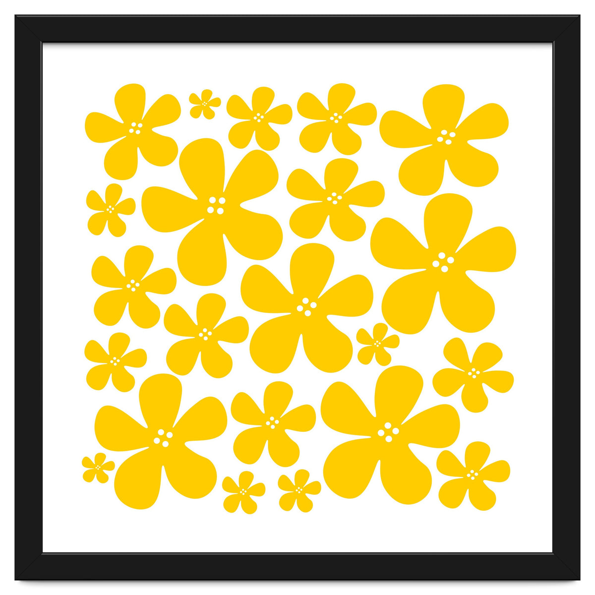 Yellow Flowers Pattern