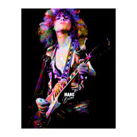 Marc Bolan Musician Legend in Colorful (Print Only)