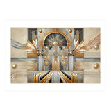 Art Deco Gold Architecture (Print Only) thumbnail