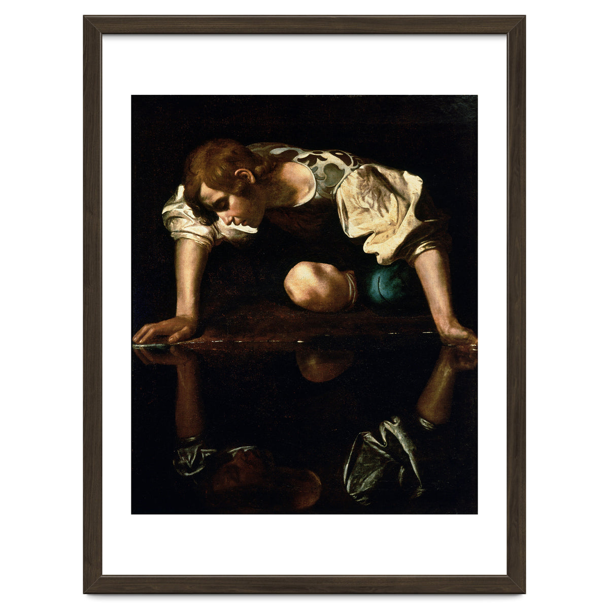 Caravaggio – Narcissus (ca. 1600) | Dramatic Baroque Masterpiece
