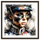 Watercolor Napoleonic Soldier Woman #5 thumbnail