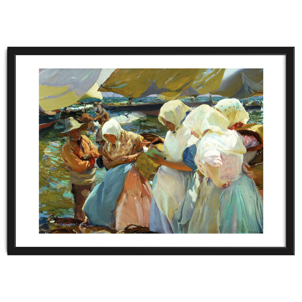 Joaquín Sorolla / 'Women of Valencia at the Beach', 1915, Oil on canvas, 93 x 126 cm.
