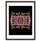 The Butterfly Effect Series 01, Paint Blot Mirror Colorful, Symmetrical Graphic, Eclectic Mandala thumbnail