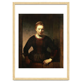 Rembrandt Harmenszoon van Rijn / 'Young Girl at an Open Half-Door', 1645. thumbnail