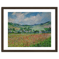 A field of poppies. Canvas.