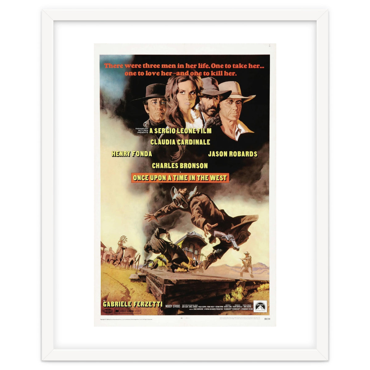 ONCE UPON A TIME IN THE WEST (1968), directed by SERGIO LEONE.