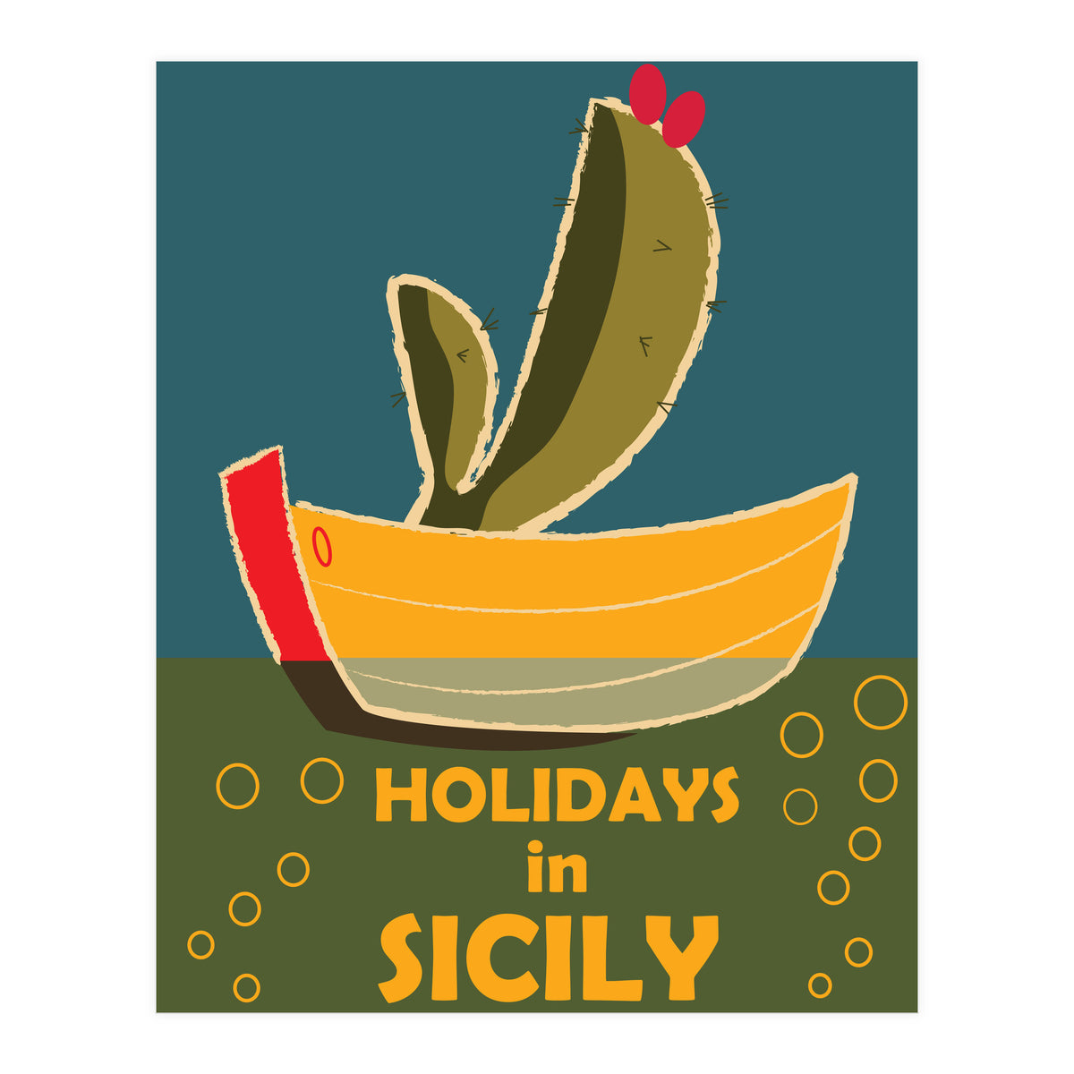 Holidays In Sicily (Print Only)