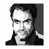 Simon Le Bon British Singer Black Illustration (Print Only) thumbnail