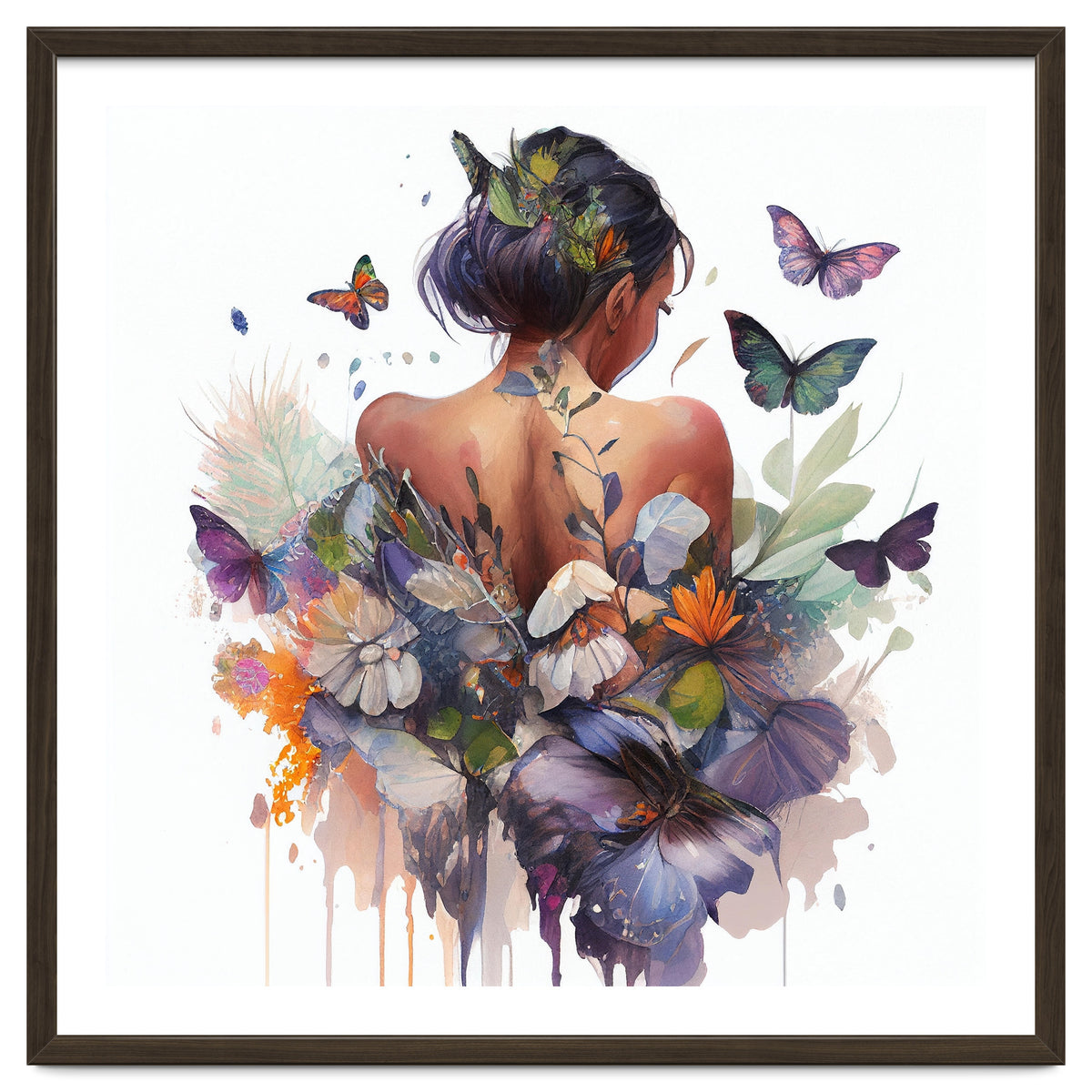 Butterfly Botanical Back