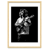 Pat Metheny American Jazz Guitarist Legend in Monochrome thumbnail