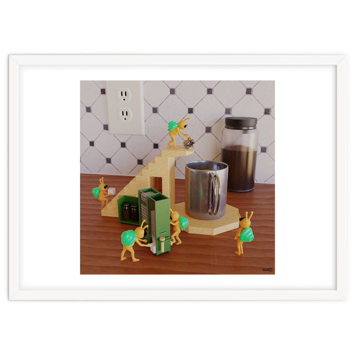 Coffee Support - angle #1 (Lwuba 038 Coffee Support 01)