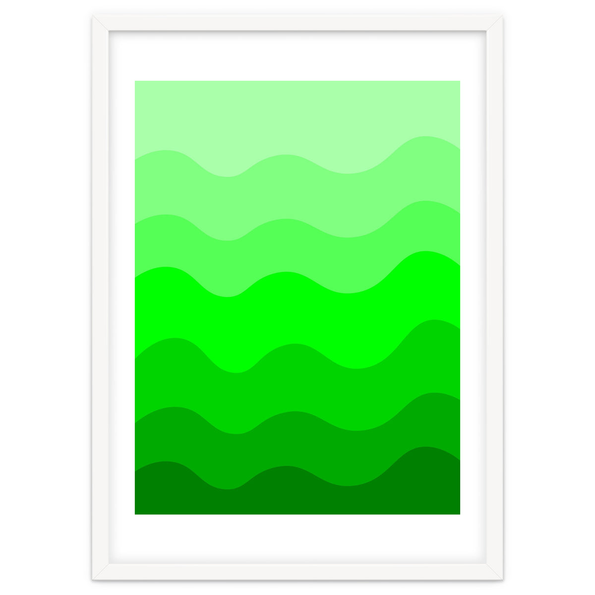 Green gradient design