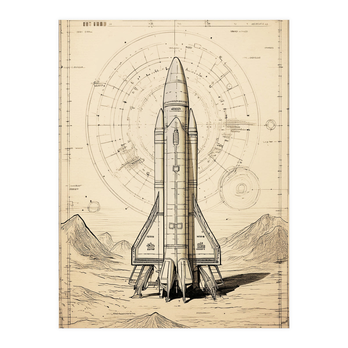 Back To The Moon 014 (Print Only)