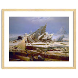 'The Sea of Ice', c. 1823-1824,  Oil on canvas, 96.7 x 126.9 cm. thumbnail