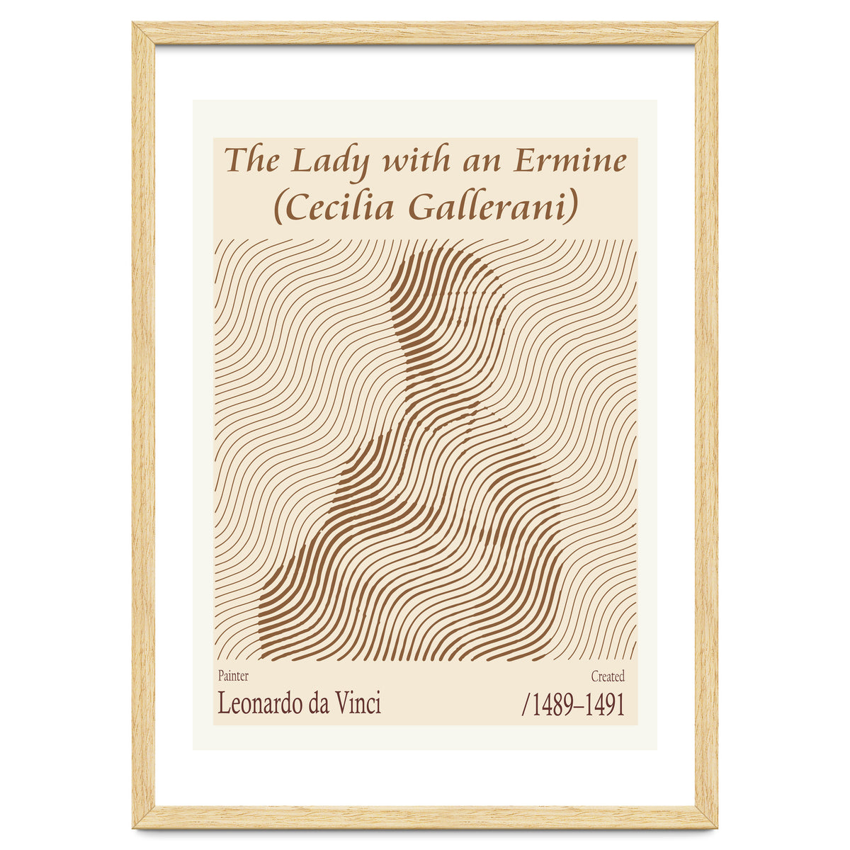 The Lady With An Ermine (cecilia Gallerani) – Leonardo Da Vinci (1489–1491)