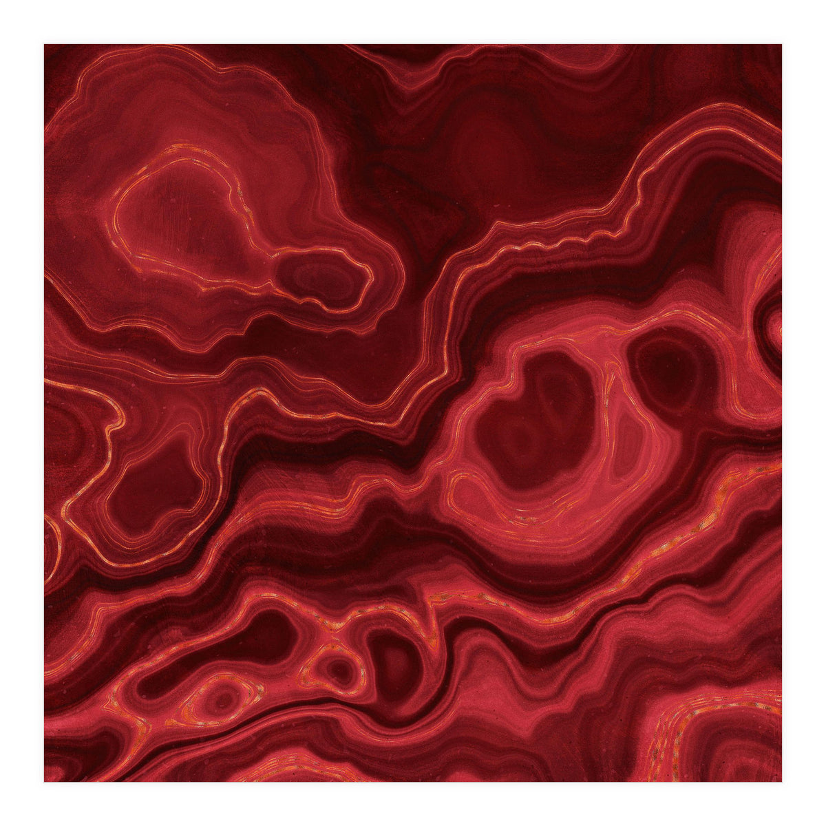 Red Agate Texture 03  (Print Only)