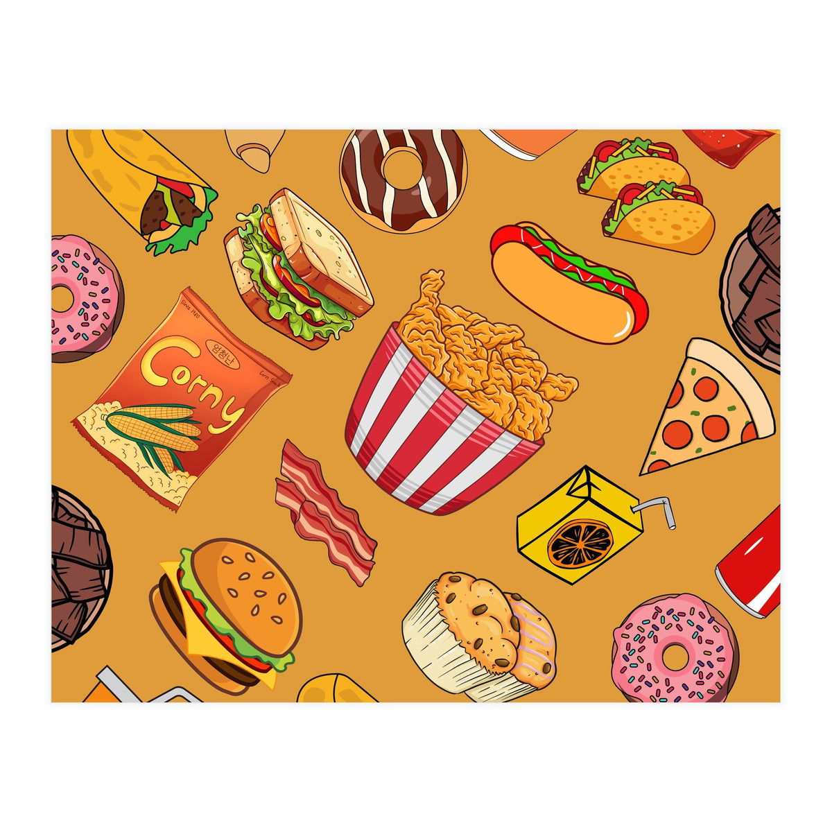 Fast Food 🍔 (Print Only)