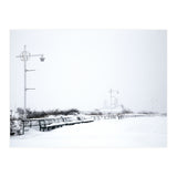 Street light and Bench in Winter snowscape (Print Only) thumbnail