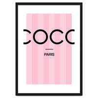 Paris Fashion Quote Art, Coco Chanel, Chic Decor