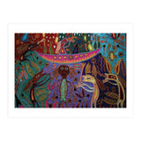 Mexico.Mexico city.National Museum of Anthropology. Huichol art. (Print Only) thumbnail