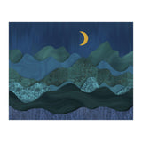Abstract Landscape Moody Moonrise (Print Only) thumbnail